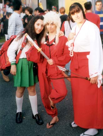 Kagome, InuYasha e Kikyo