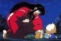 Bromide Card - InuYasha e Shippo