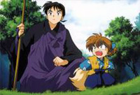 Bromide Card - Miroku e Shippo