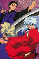 Bromide Card - Miroku e InuYasha