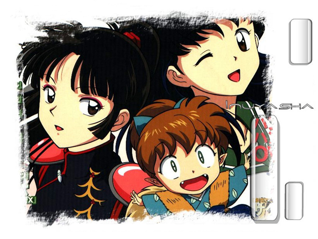 Wallpaper - Sango, Kagome e Shippo