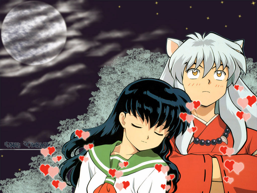 Wallpaper - InuYasha e Kagome