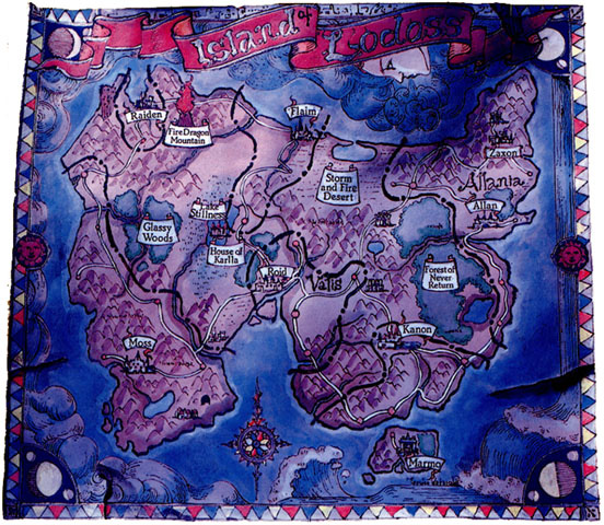 Mappa di Lodoss