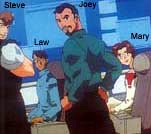 Steve, Law, Joey e Mary