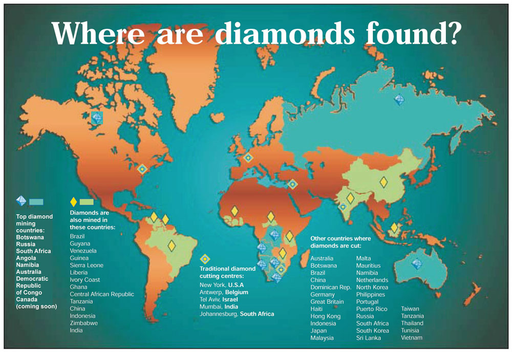 Diamanti nel mondo