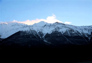 Veduta di Monte Prena dal versante teramano sulla dorsale sud-orientale