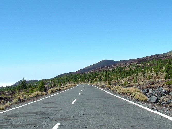 Strada del Parco Nazionale di Las Canadas