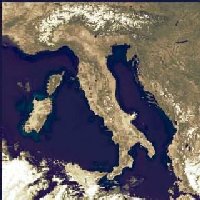 L'Italia osservata dal satellite