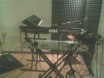 Il mio attuale setup
NB: manca il Polysix  in riparazione...