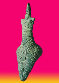 Venere stetatopigia della cultura dei  vasi dipinti
