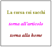 Casella di testo: 2
La corsa coi sacchi
torna all'articolo
torna alla home
