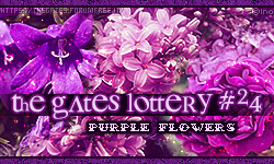 The Gates Lottery #24 🌺 Purple Flowers