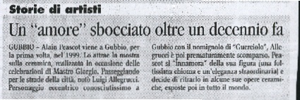 Il Corriere dell'Umbria del 27 Aprile 2002