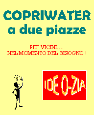 copriwater a due piazze