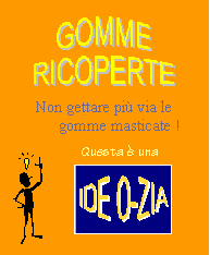 gomma da masticare ricoperta