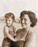 14_06_51.JPG: Renatino e la mamma 14 giugno 1961 Viareggio