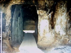 il corridoio che collega la grotta a campana con la stanza della mangiatoia