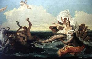 Il trionfo di Anfitrite, quadro di G.B. Tiepolo: le creature in parte umane e in parte marine continuano ad affascinare gli artisti. E se fossero vissute realmente?