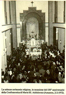 150 anniversario della Confraternita di Maria SS. Addolorata (02/02/1972)