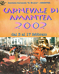 Locandina Carnevale di Amantea 2002