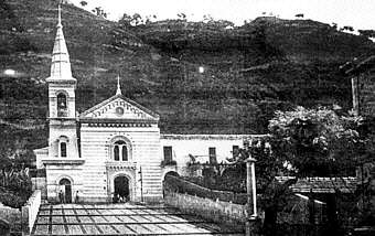 La Chiesa dei Cappuccini in una fotografia del 1926