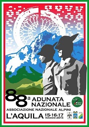 poster adunata dell'Aquila