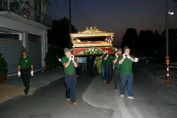 processione con Santa Giustina