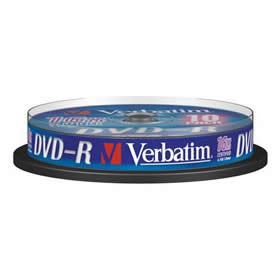 DVD-R 16x Verbatim in Cake box 25/50 pz. 43522/43548