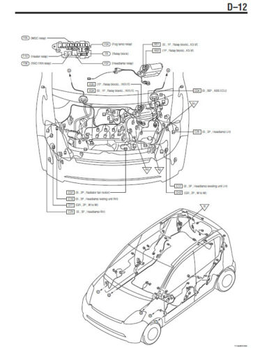 Daihatsu sirion m300 2004/2015 workshop manual workshop manual wiring