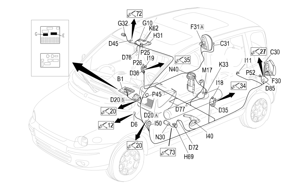 FIAT MULTIPLA ELEARN - MANUALE OFFICINA WORKSHOP MANUAL SERVICE WIRING DIAGRAMS | eBay