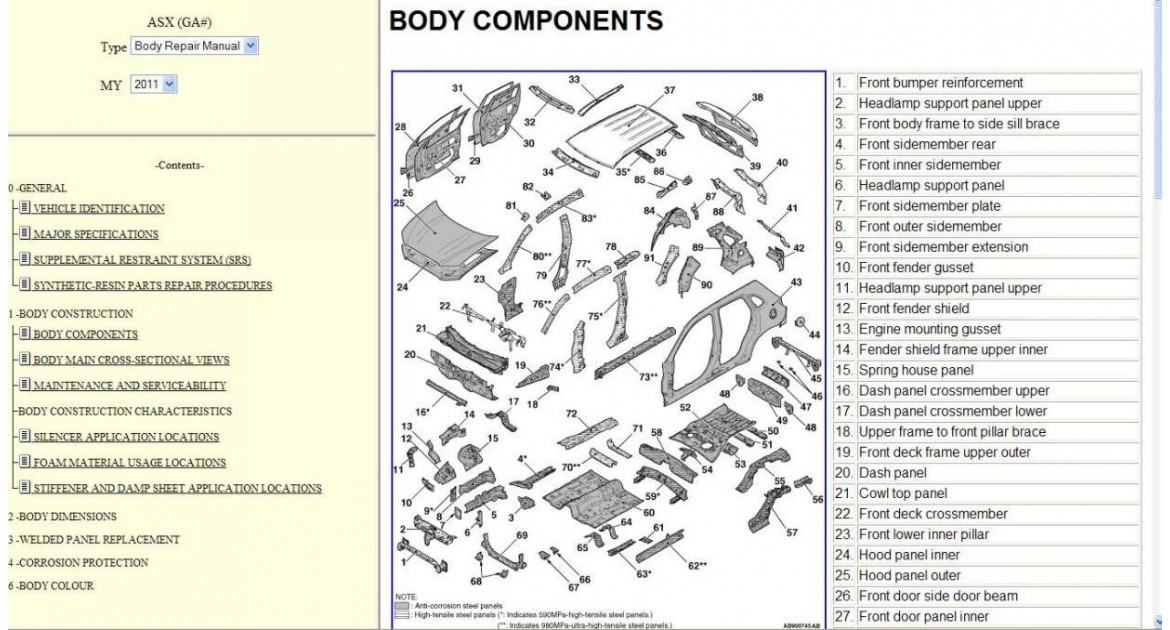 [DIAGRAM] Car U0026 Truck Mitsubishi Asx 2010 Wiring Diagram In pdf and