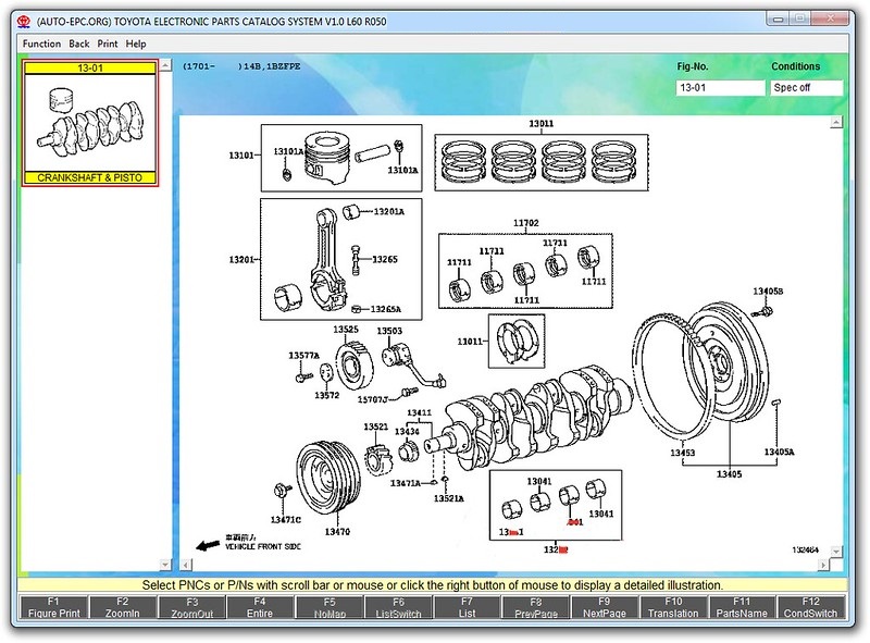 toyota epc parts list pdf