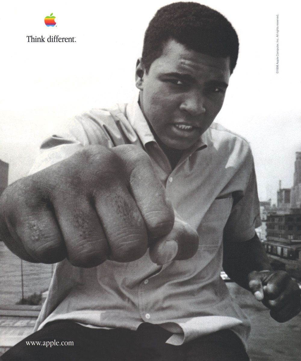 1998 Think Different Ad Featuring Muhammad Ali