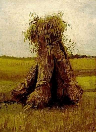 Sheaves of Wheat in a Field, Olio su Tela, 1885