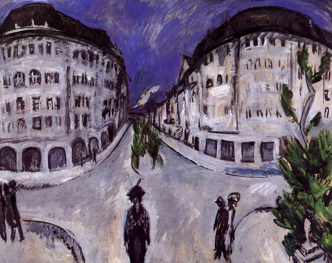 Ernst Ludwig Kirchner, Autoritratto con Erna, 1913