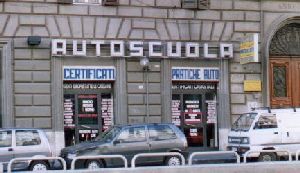 L'Autoscuola sita in via Principe Eugenio