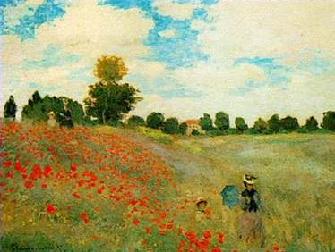 Monet, campo di papaveri