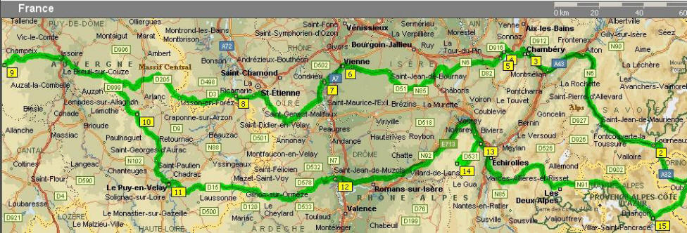 Andata-Trasferimento-Ritorno: 1440 km