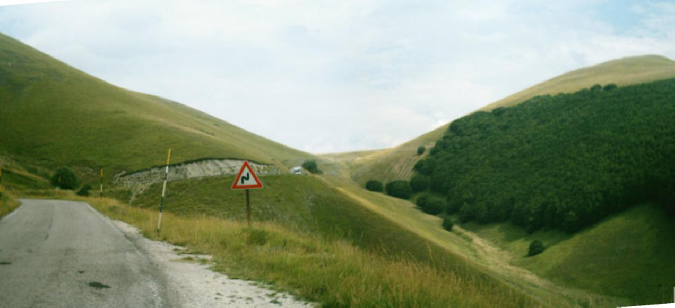 Valico Forca di Presta 1540m slm