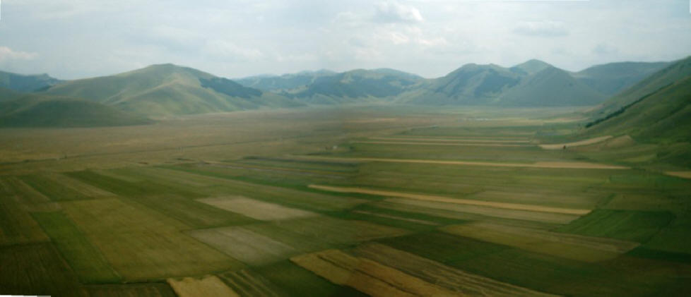 Il Piano Grande visto da Castelluccio di Norcia