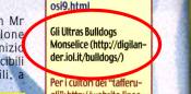 Ultras Monselice Bulldogs su Supertifo n.24 del 21/11/2000