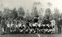 1946, i giocatori dell' A. C. Battaglia