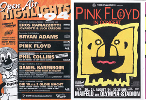 PINK FLOYD 1994 concert folder