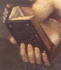 Raffaello Sanzio - Madonna Conestabile, particolare - ca. 1502 - Museo Hermitage, San Pietroburgo