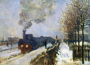 Claude Monet - La locomotiva - 1875 - Parigi, Museo Marmottan