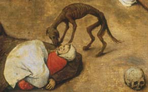 Pieter Bruegel il Vecchio - Il trionfo della morte, part.  - Madrid, Prado