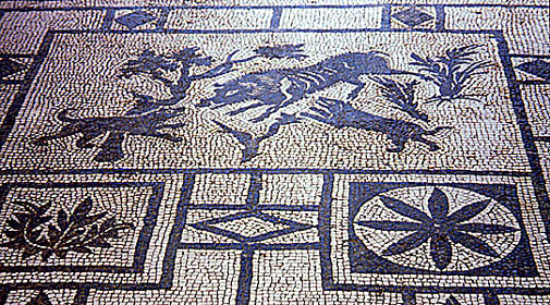 Mosaic flooring