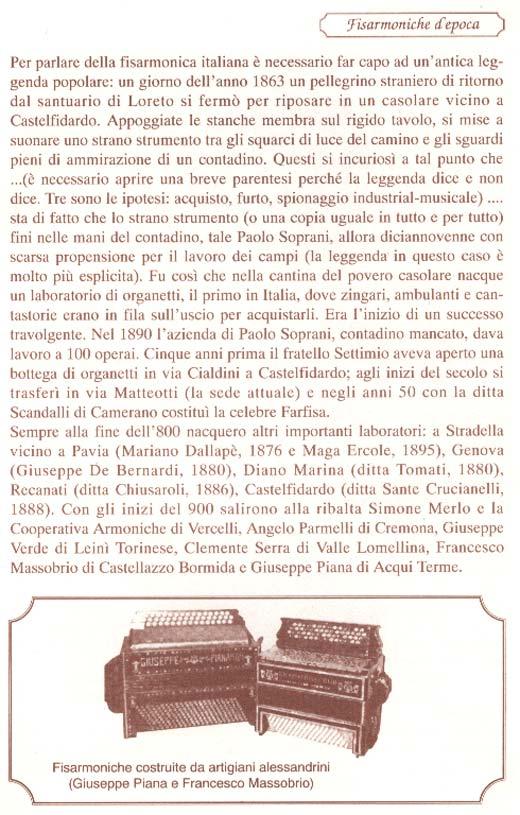 Storia della fisarmonica - fisarmoniche d'epoca