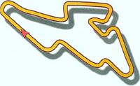 Circuito di Brno, aperto nel 1987, lunghezza 5403m.