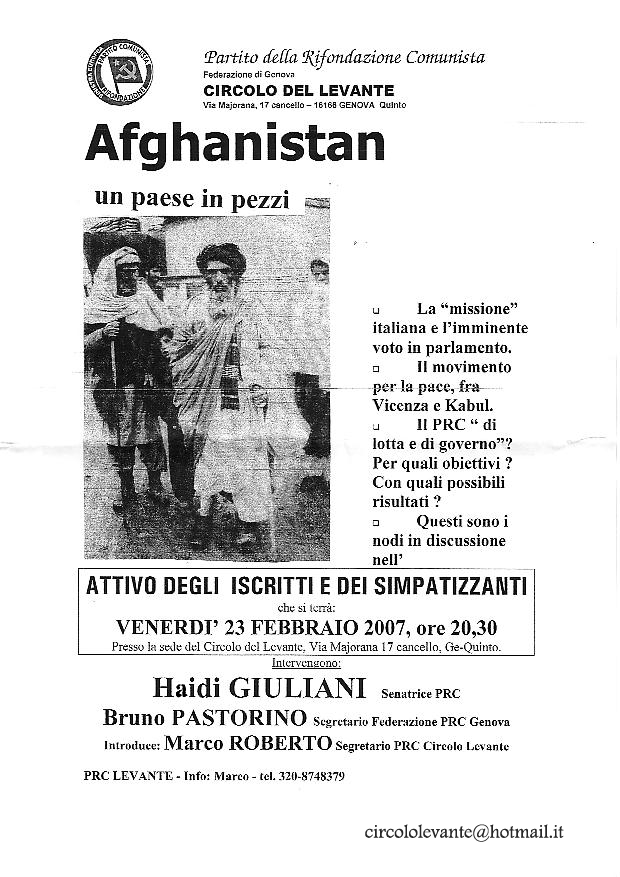 Afghanistan un paese a pezzi.
